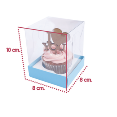 Special Box for Cupcakes 10cm x 8 cm x 8 cm  - Made from Recycled Material